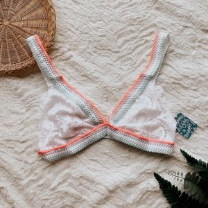 Free People • Mika Colorblock Lace Bralette